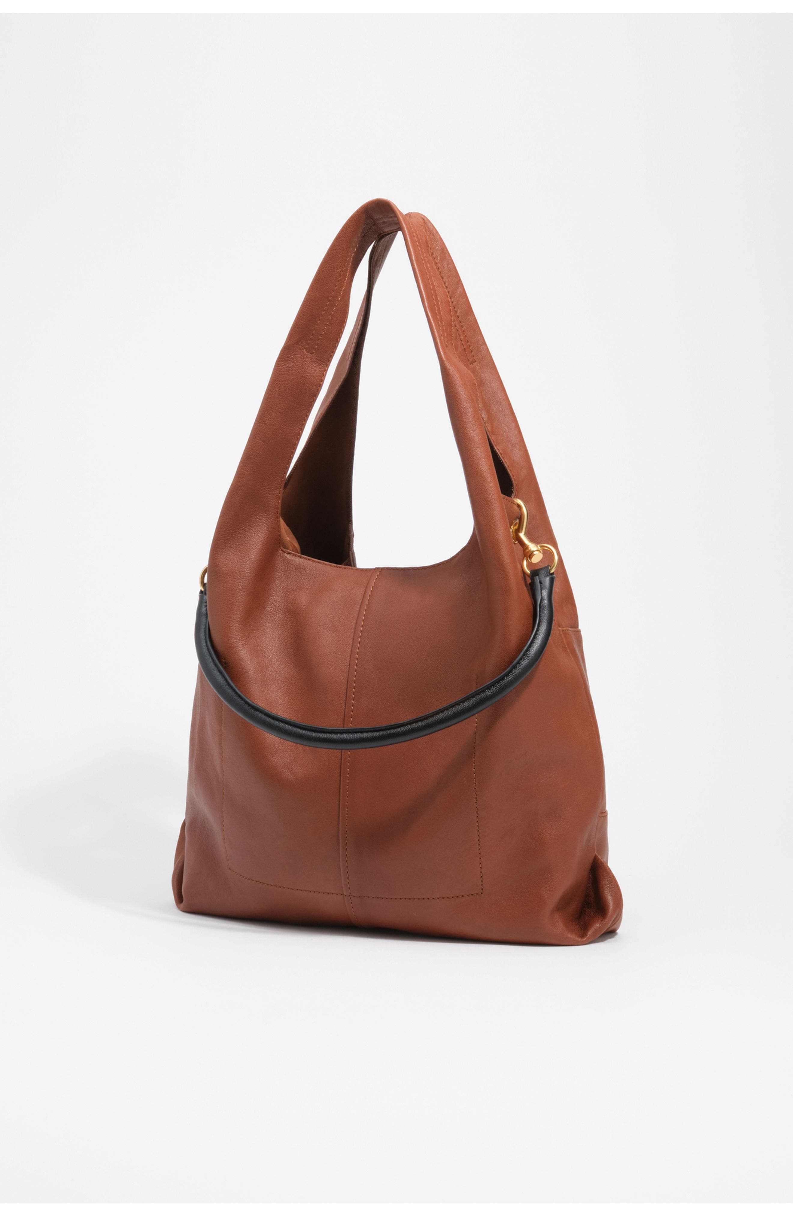 Large Patchwork Leather Tote, Alternate, color, LIGHT BROWN