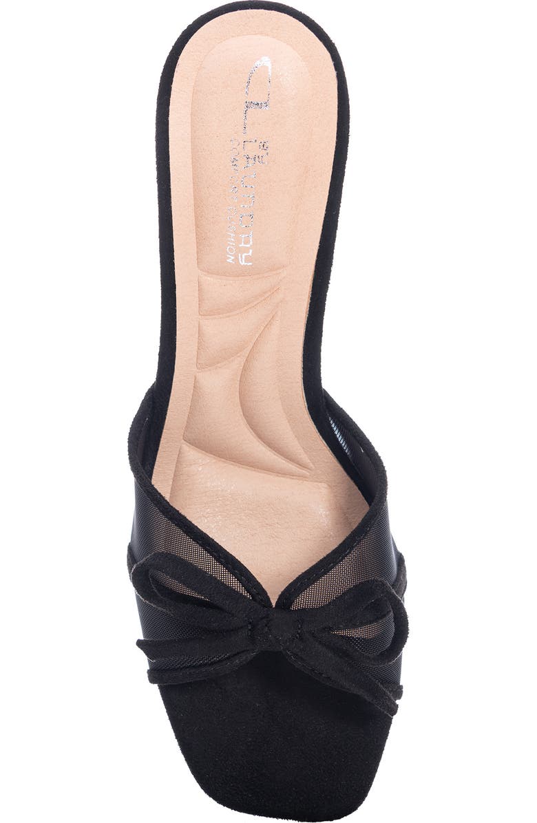 CL BY LAUNDRY Jump Up Bow Slide Sandal, Alternate, color,