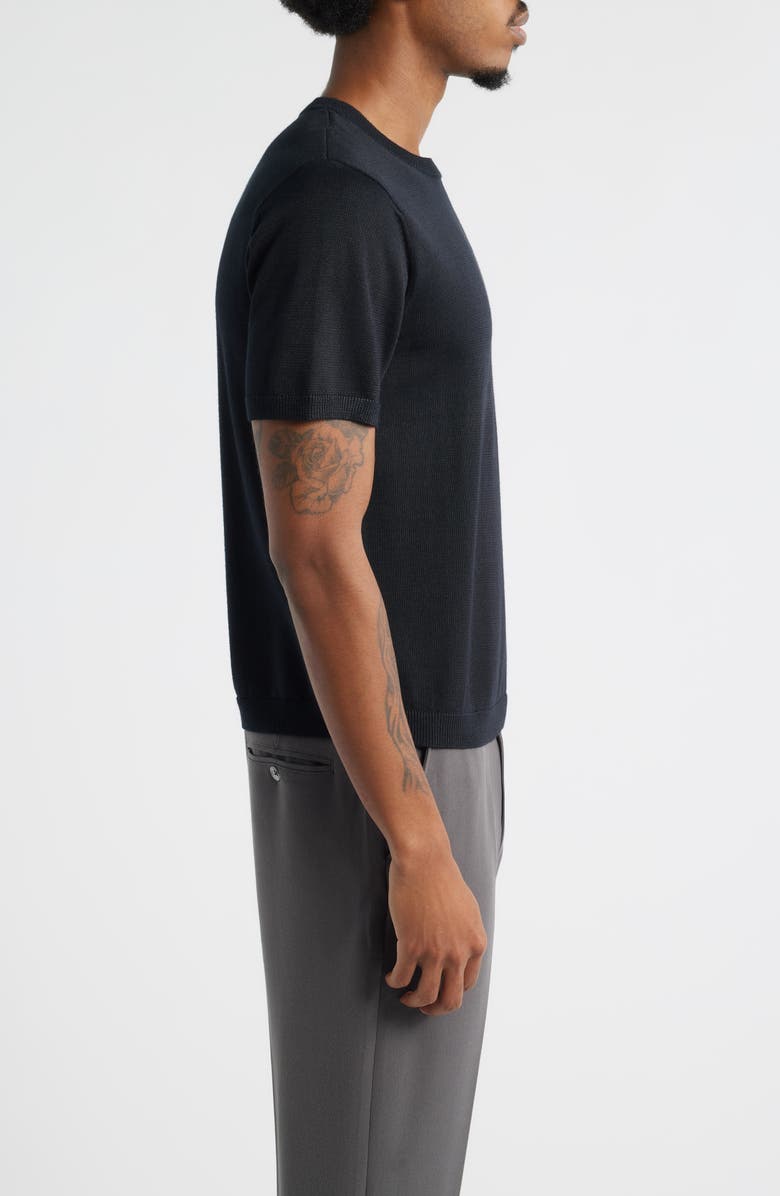 Open Edit Short Sleeve Crewneck Sweater, Alternate, color,