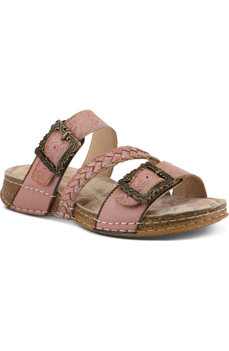 L'Artiste by Spring Step Astra Slide Sandal, Main, color, Pink Multi