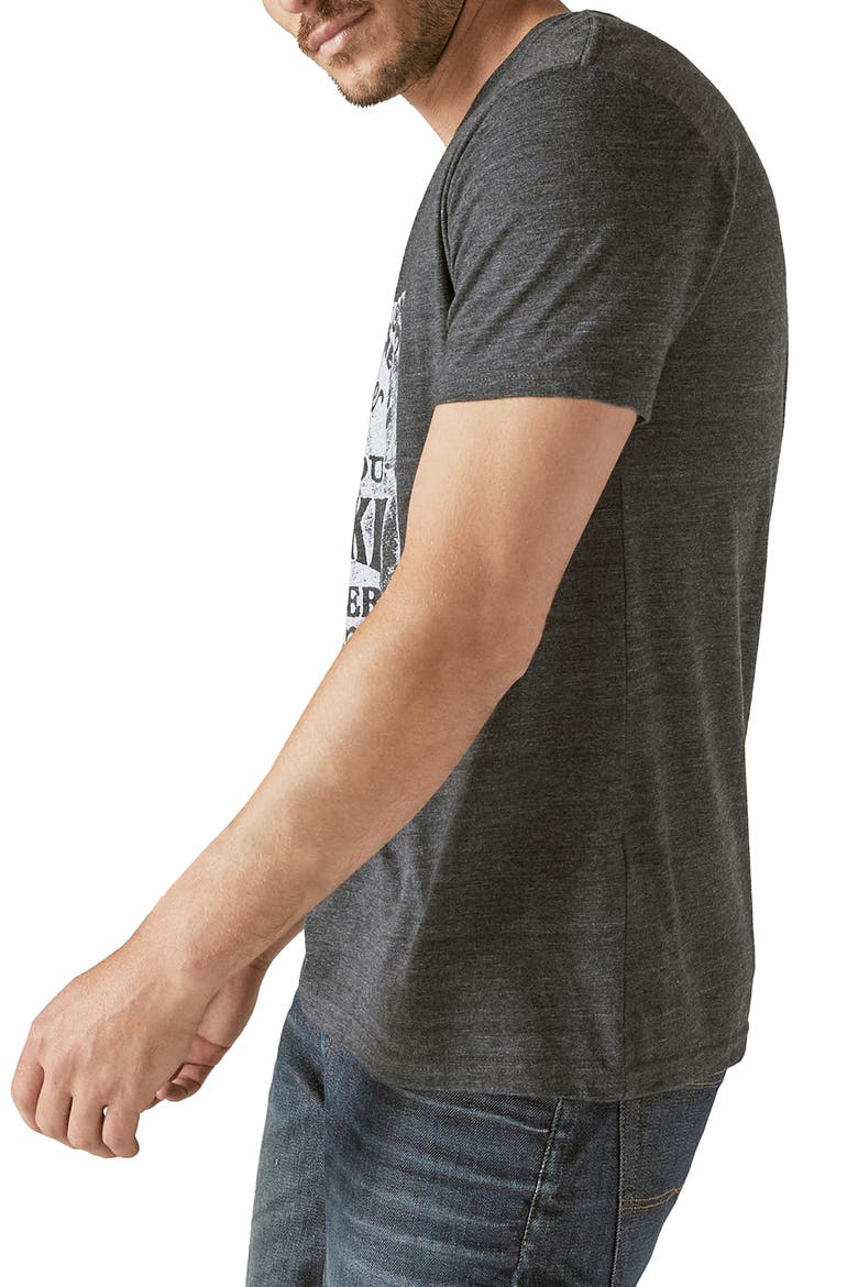Keep Your Friends Close Whiskey Graphic T-Shirt, Alternate, color, JET BLACK
