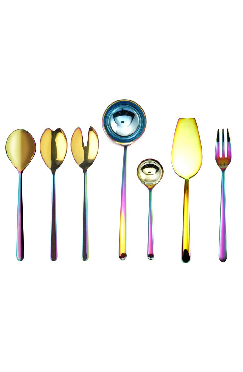 Mepra Linea Serving Set - 7 Pieces, Main, color, Rainbow