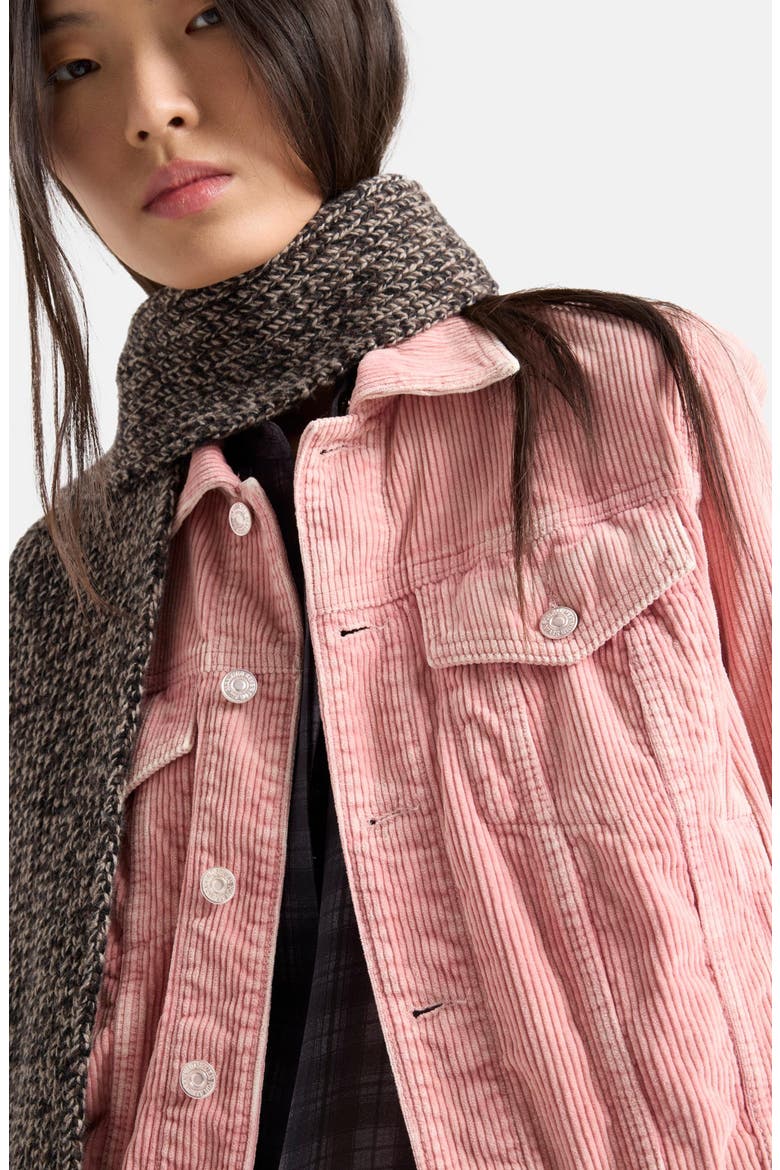 Adi Corduroy Trucker Jacket, Alternate, color, BLUSHING