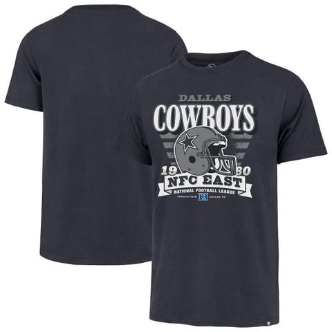 Men's '47 Navy Dallas Cowboys Stripe Splash Franklin T-Shirt