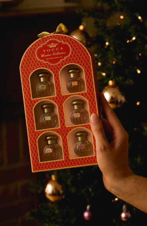 Tocca Wonders Collection Mini Perfume Set $90 Value In Transparent