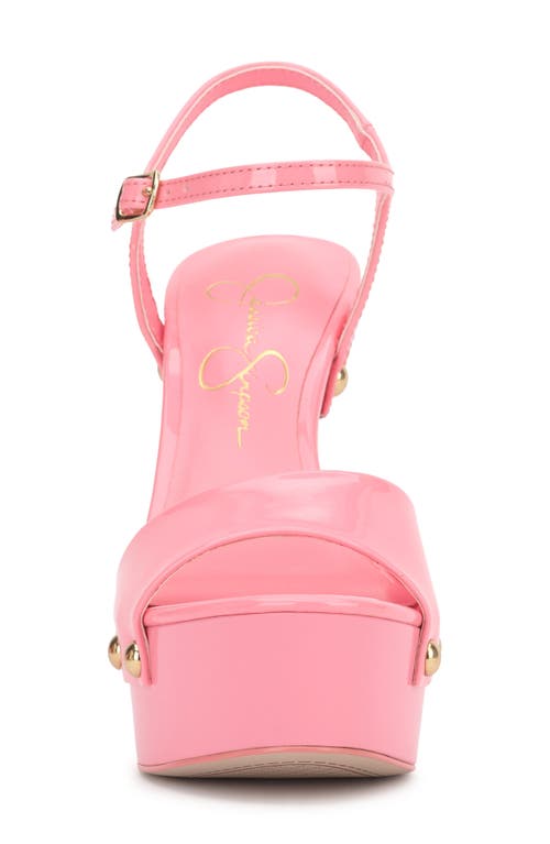 Jessica Simpson Calenta Ankle Strap Platform Sandal In Light Pink