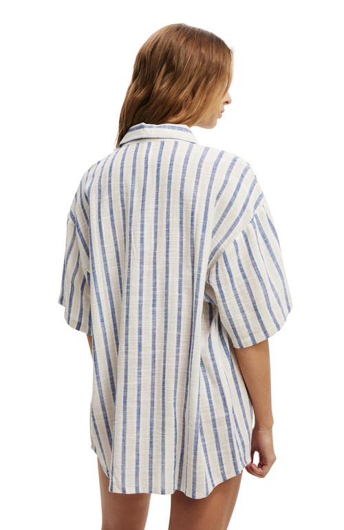 COTTON ON BODY THE ESSENTIAL SHORT SLEEVE BEACH SHIRT 