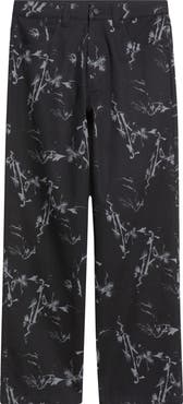 SANTO STUDIO Hunter Lawrence Edition - Flower Pattern Milano Pants