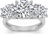 Bliss Diamond 5 1/2Ct Three Stone Lab Grown Diamond Engagement Ring or Gold