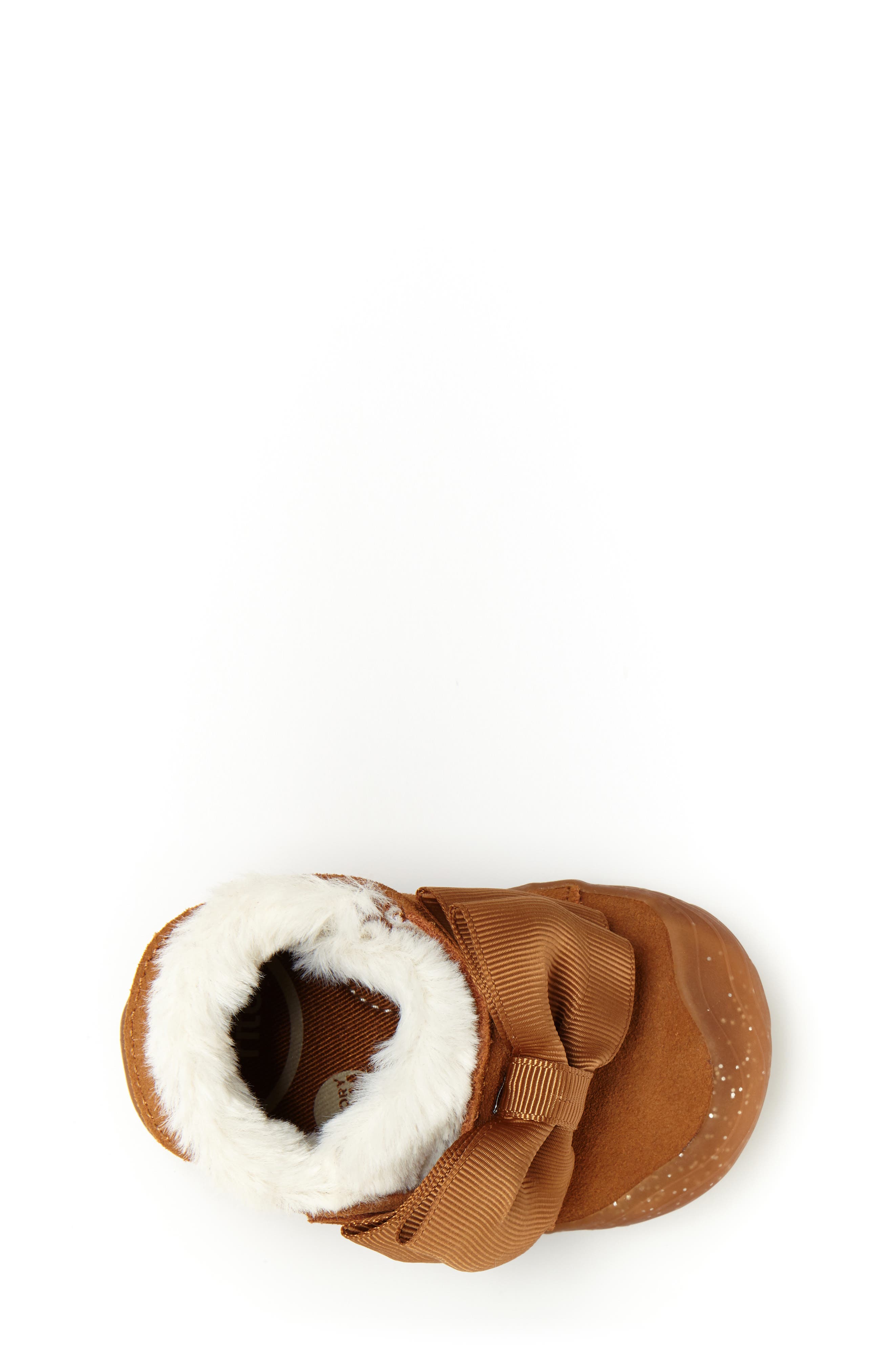 Stride Rite Campbell Faux Fur Glitter Bootie, Alternate, color, 