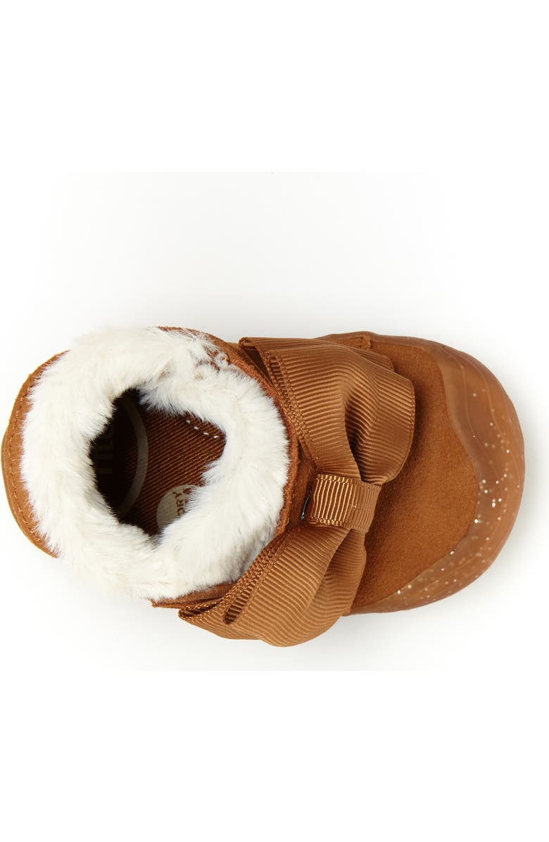 Stride Rite Campbell Faux Fur Glitter Bootie, Alternate, color,