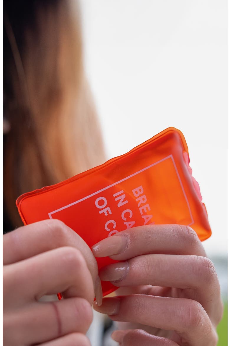 Break In Case of Cold Hand Warmer, Alternate, color, RED