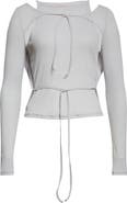 Eckhaus Latta Flip Tie Front Top