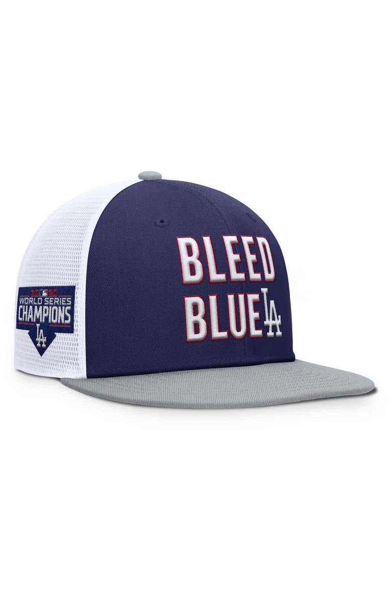 Nike Men's Nike Blue Los Angeles Dodgers Pro Trucker Snapback Hat, Main, color, Blue