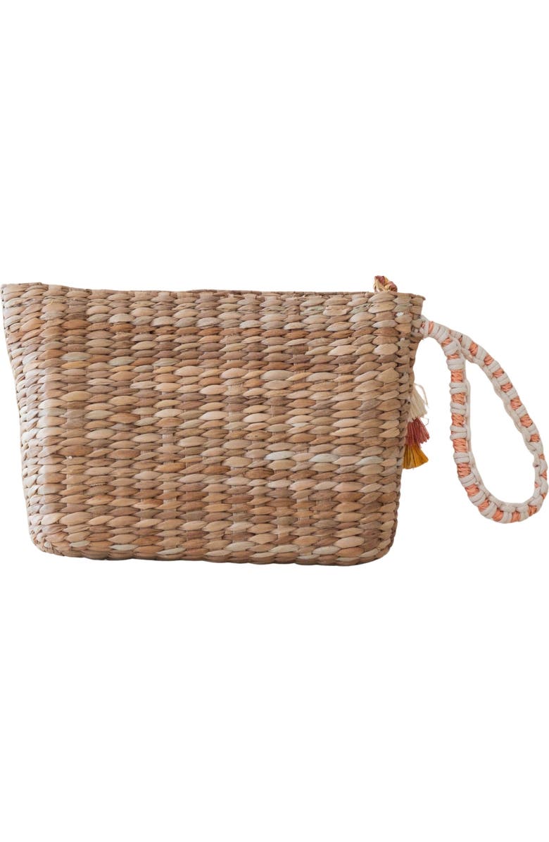 LIKHA Cocktail Embroidered Straw Pouch, Alternate, color,