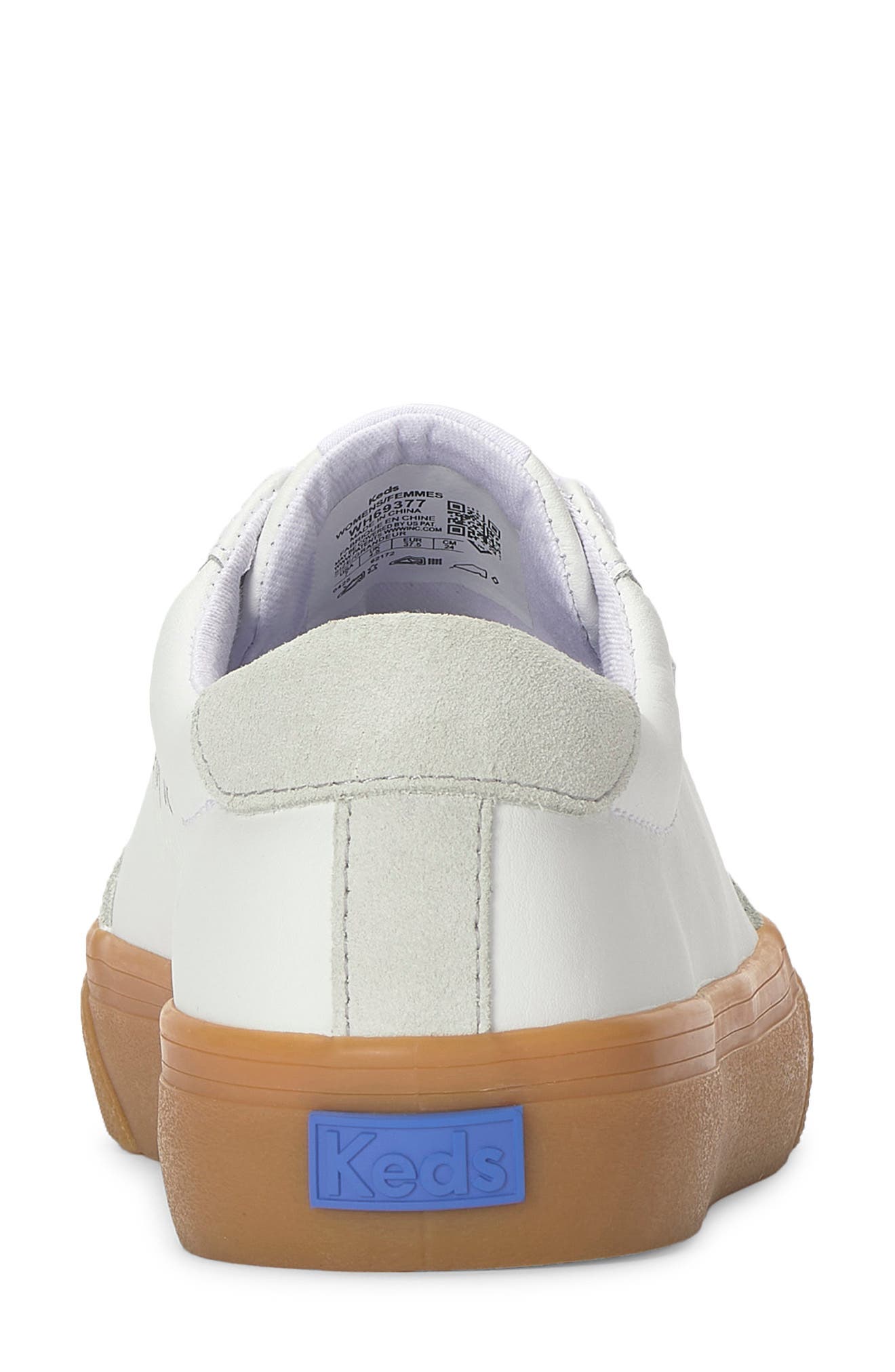 Keds<sup>®</sup> Jump Kick T-Toe Sneaker, Alternate, color, White/ Light