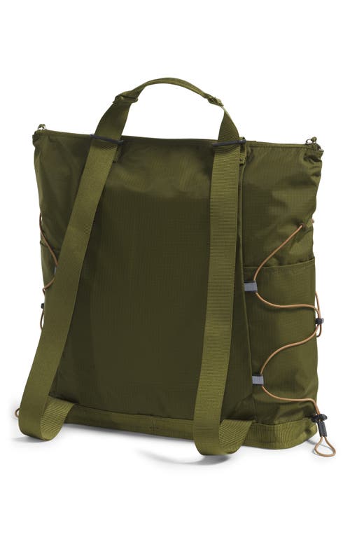 The North Face Borealis Convertible Tote In Forest Olive/utility Brown
