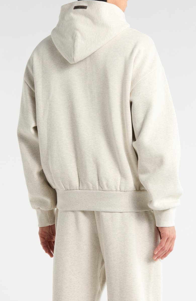 Fear of God Essentials Classic Cotton Blend Hoodie, Alternate, color, Oatmeal Heather
