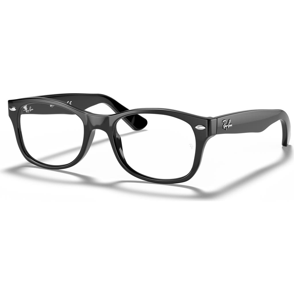 Ray Ban Ray-ban 48mm Square Optical Glasses In Black