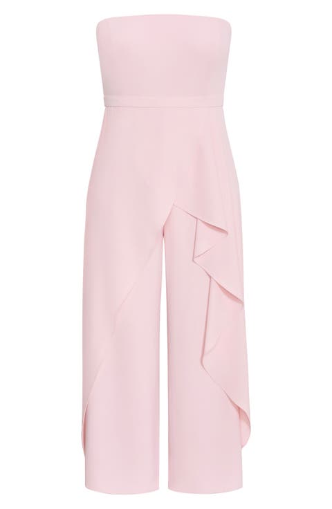 Attract Strapless Jumpsuit (Plus)