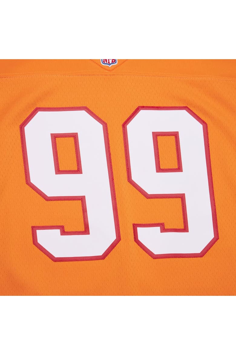 Men's Mitchell & Ness Warren Sapp Orange Tampa Bay Buccaneers 1995 Legacy Replica Jersey, Alternate, color, Orange