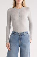 Ulla Johnson Delia Long Sleeve Pointelle Henley