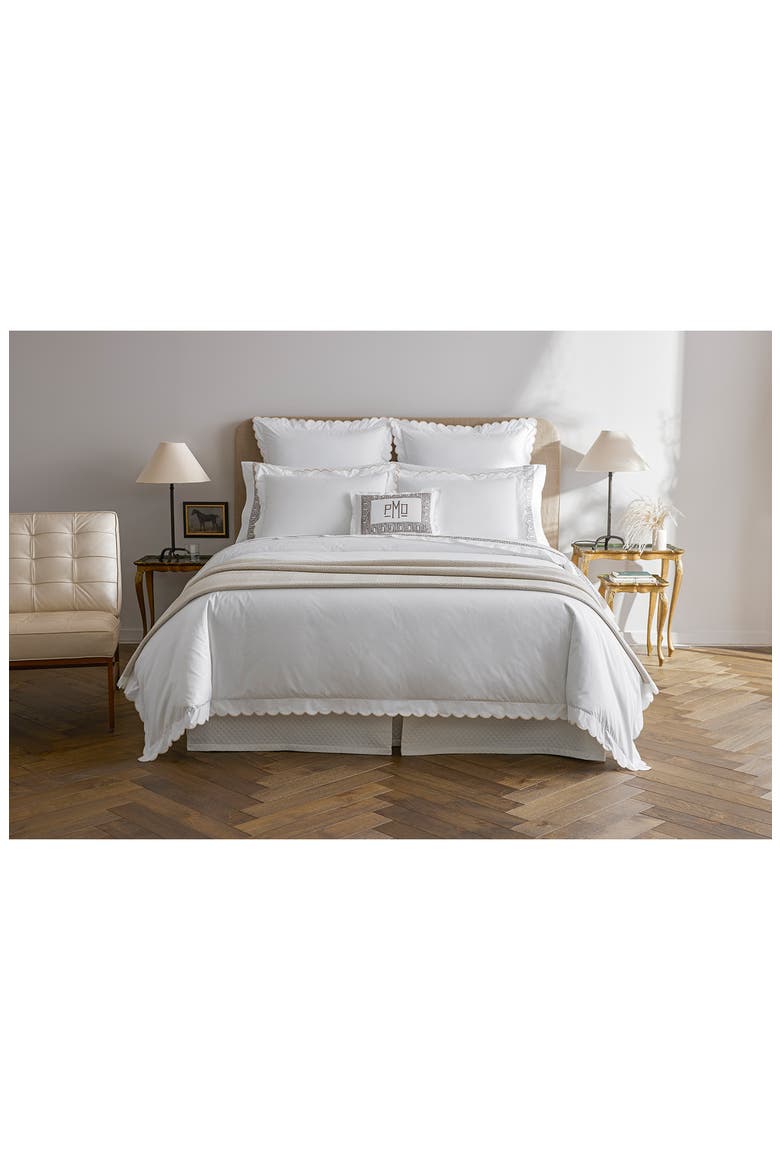 Leo Fringed Throw Blanket, Alternate, color, WHITE