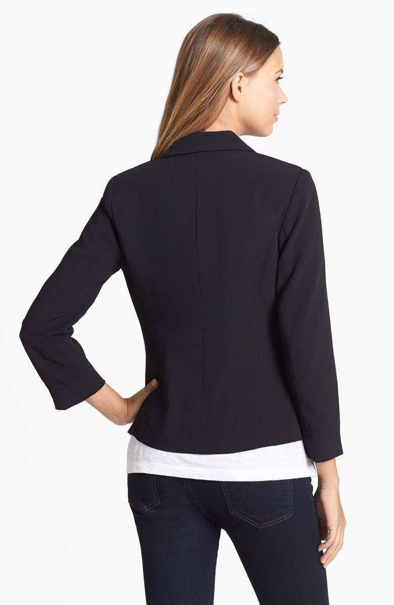Kensie Stretch Crepe Blazer, Alternate, color, 