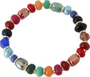 Panacea Multicolor Beaded Stretch Bracelet