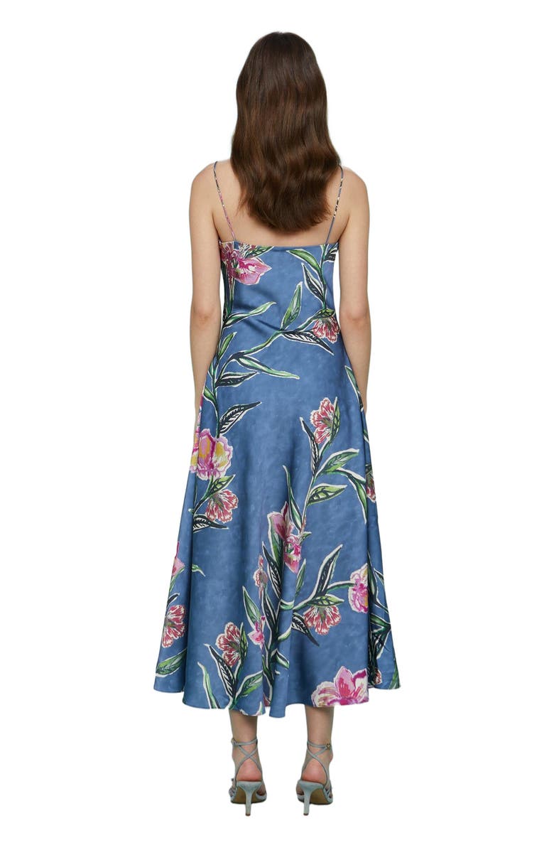 AMUR Delilah Midi Dress, Alternate, color, Water Lily
