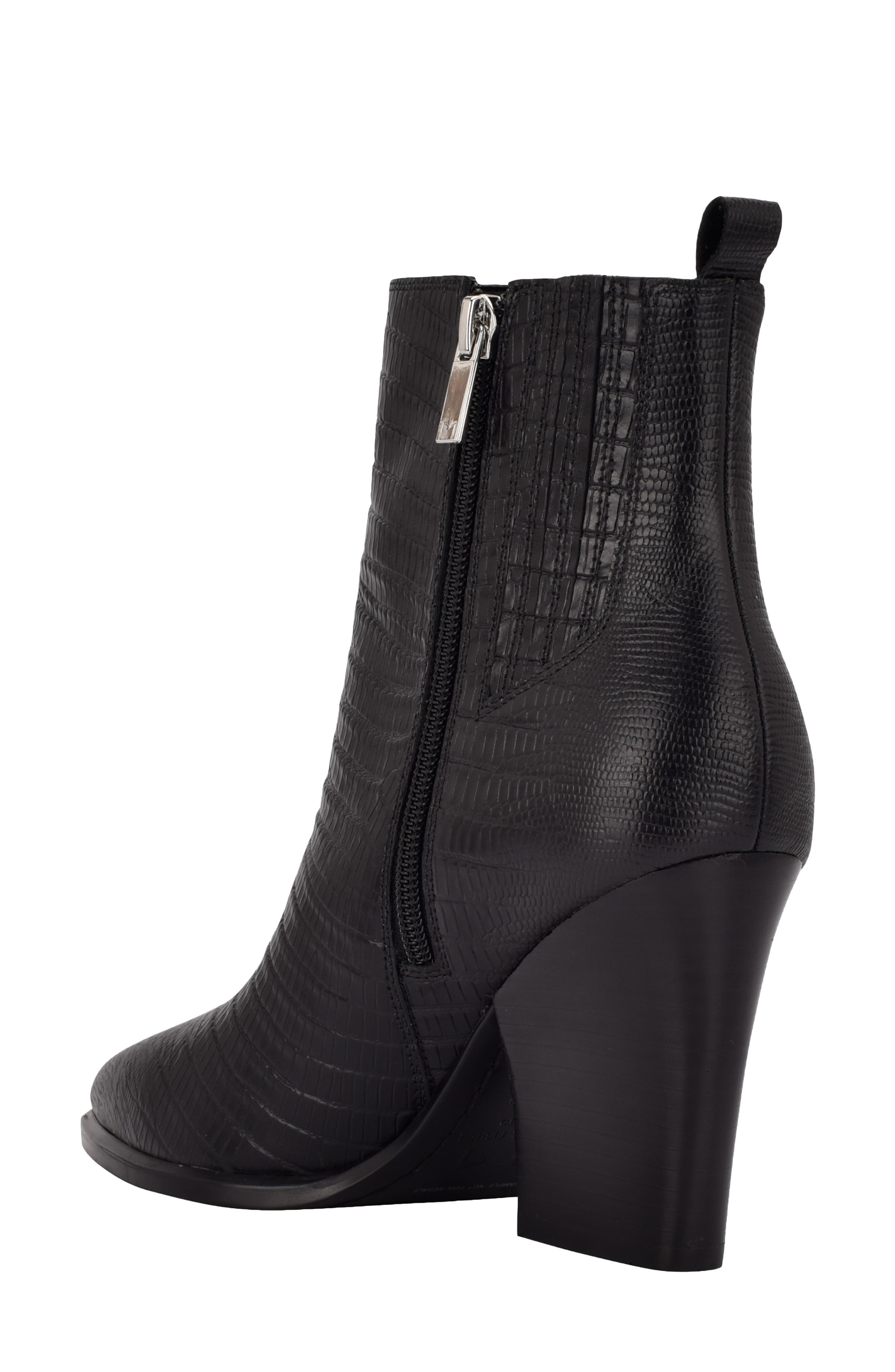 Marc Fisher LTD Mariel Croc Embossed Bootie, Alternate, color, 