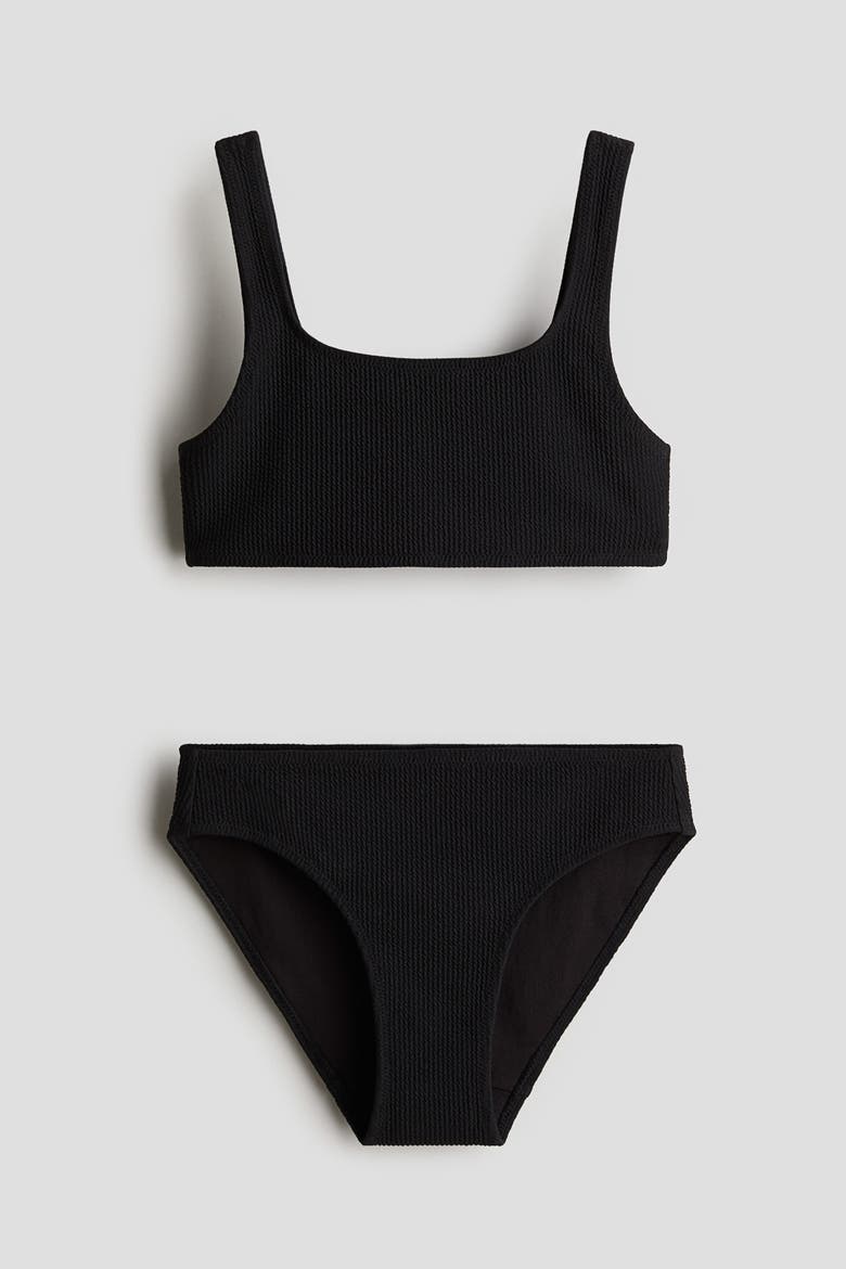 Textured Bikini, Main, color, Black