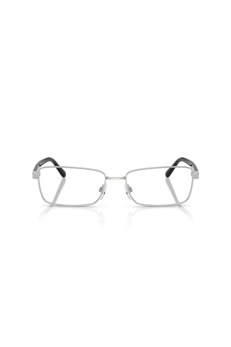 60mm Rectangle optical glasses, Alternate, color, Silver