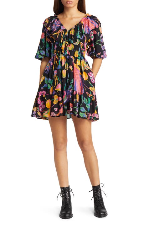 Scorpio Floral Minidress