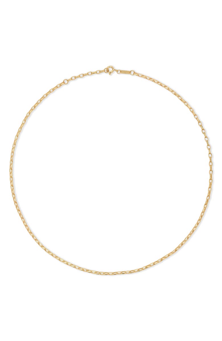 Adina Reyter 14K Gold Italian Chain Necklace, Main, color, Yellow Gold