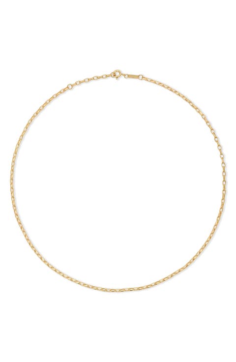 14K Gold Italian Chain Necklace