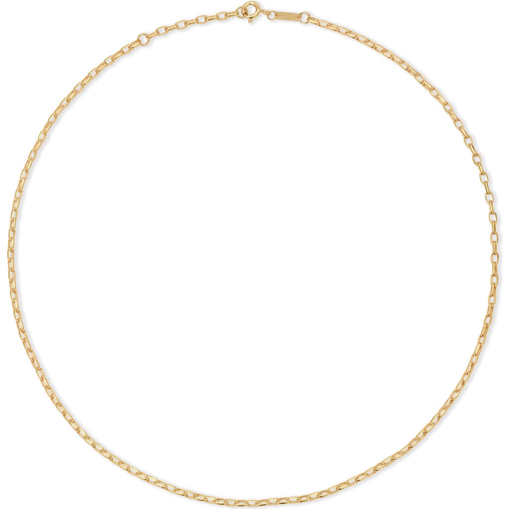 Adina Reyter 14K Gold Italian Chain Necklace in Yellow Gold at Nordstrom, Size 20"