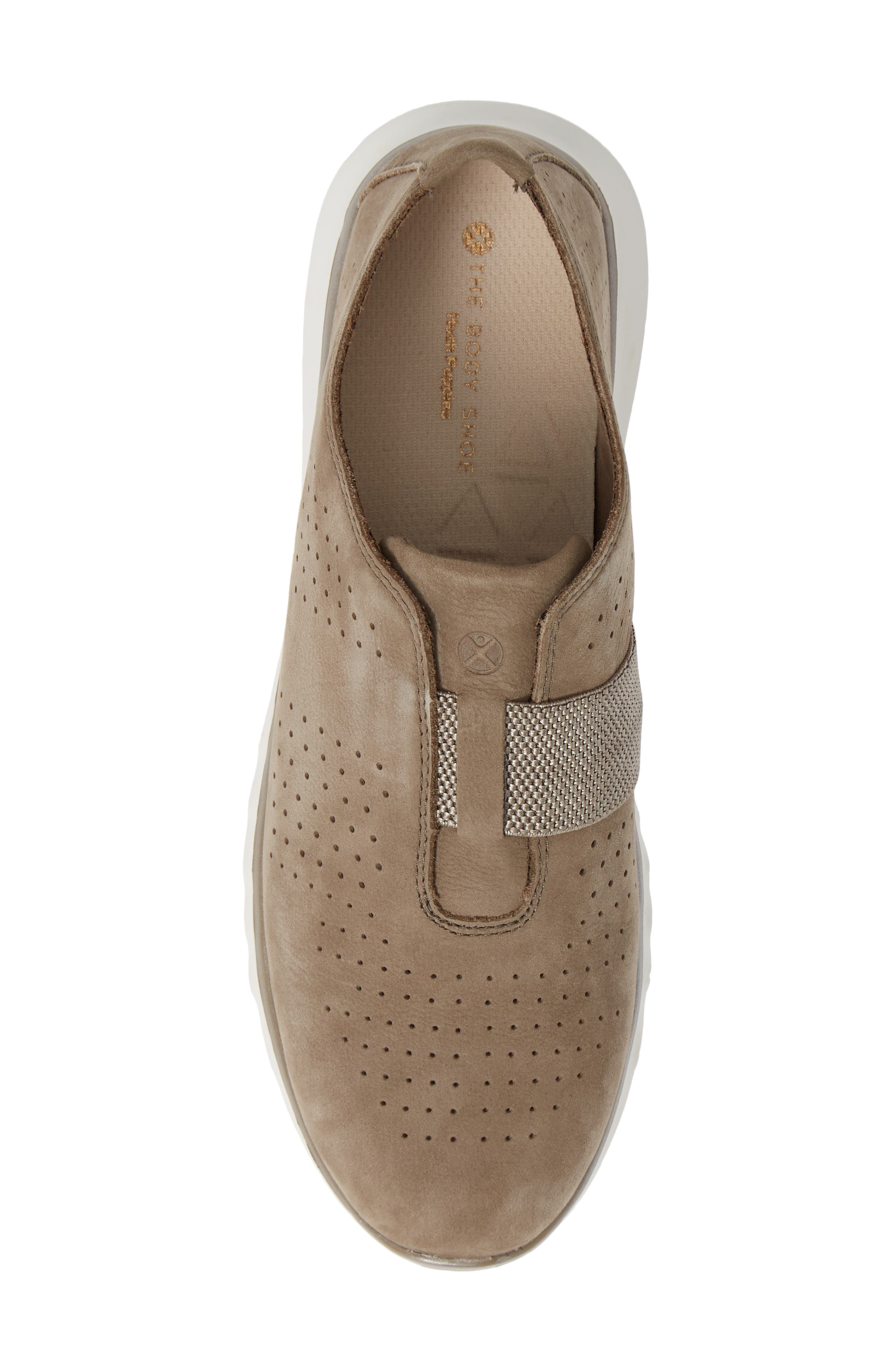 Hush Puppies<sup>®</sup> Tricia Perforated Slip-On Sneaker, Alternate, color, 