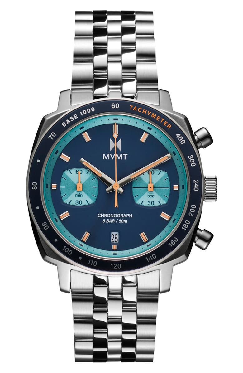 MVMT Mulholland Racer Bracelet Watch, 42mm, Main, color, 