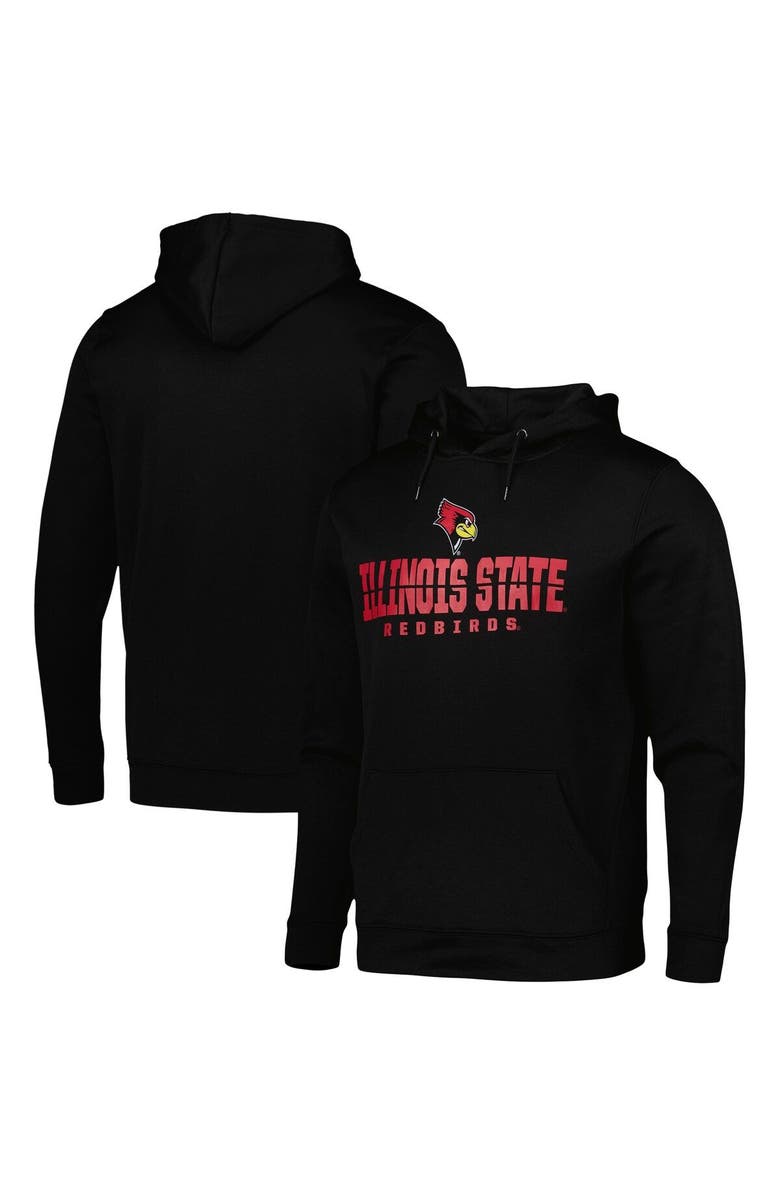 COLOSSEUM Men's Colosseum Black Illinois State Redbirds Lantern Pullover Hoodie, Main, color, Black