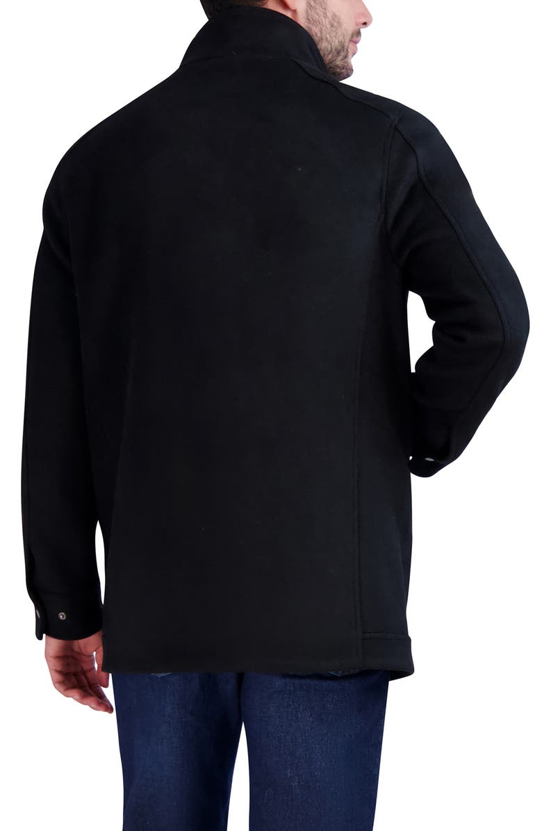 Cole Haan Wool Blend Field Coat, Alternate, color, Black
