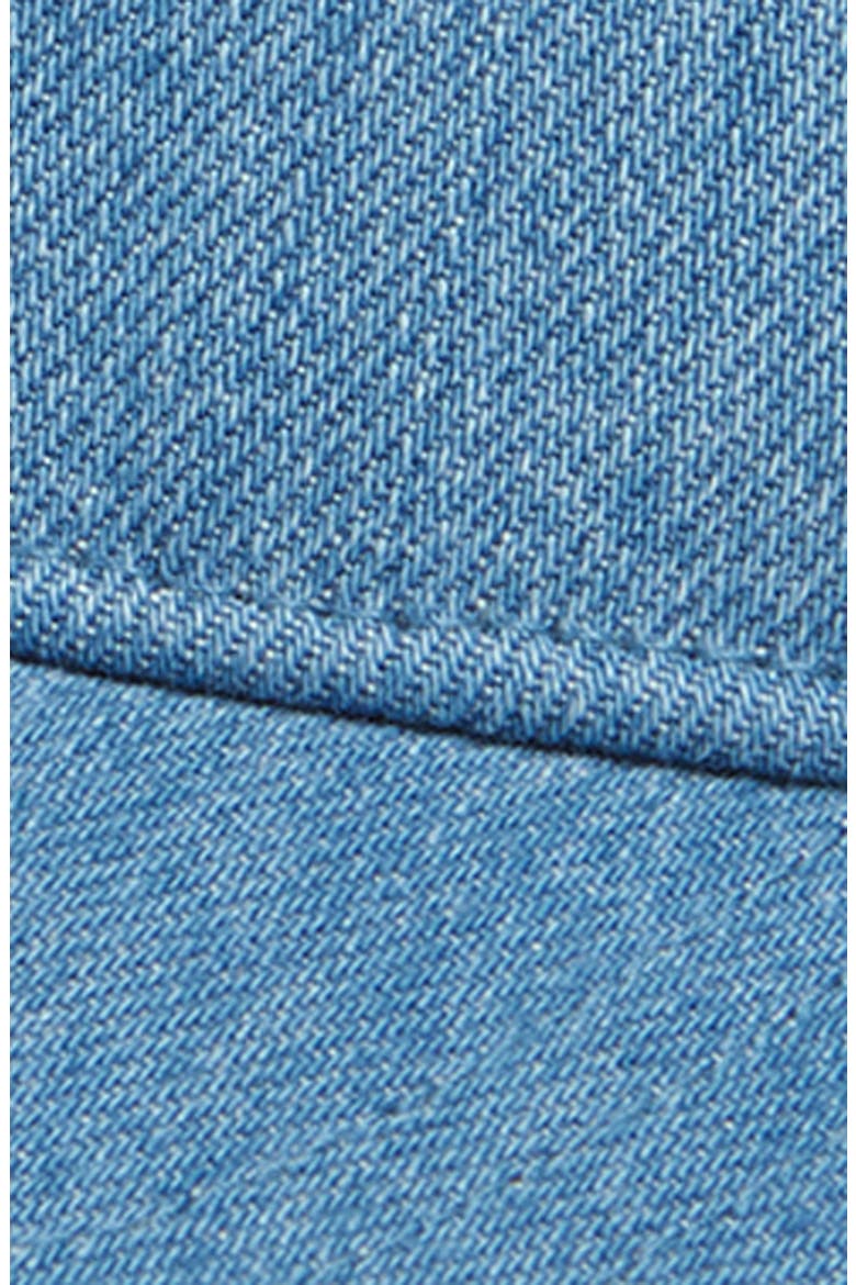 Lucas Adjustable Cotton Denim Ball Cap, Alternate, color, BLUE (BLEACHED)
