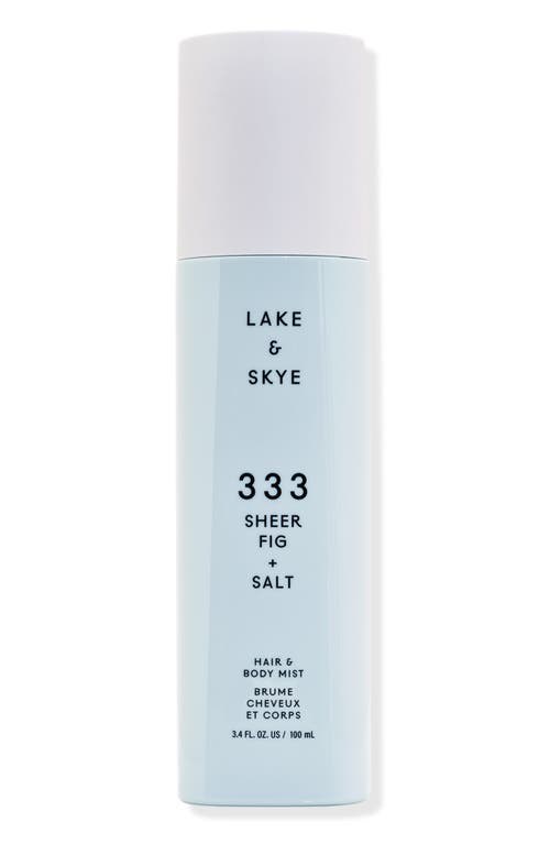 Lake & Skye 333 Sheer Fig & Salt Hair & Body Mist