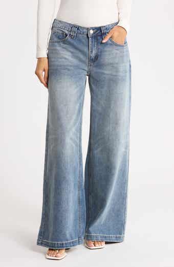 Low Rise Ultra Wide Leg Jeans