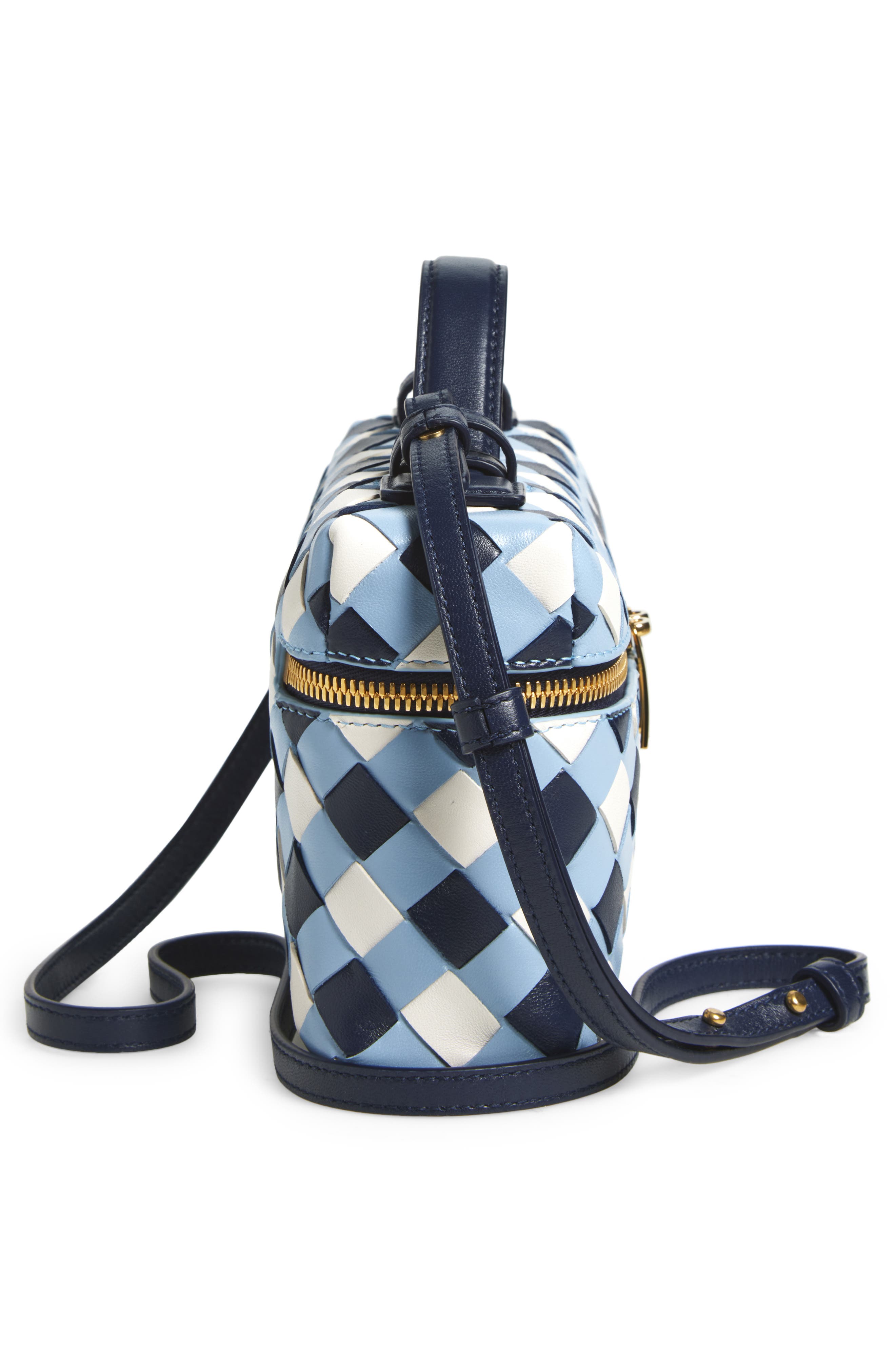 Bottega Veneta Bang Bang Tricolor Intrecciato Vanity Case, Alternate, color, 