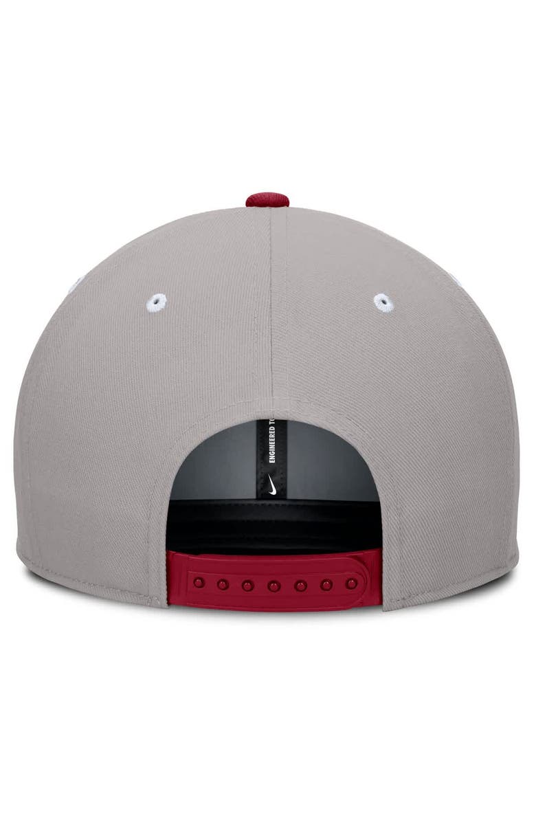 Nike Men's Nike Crimson/Gray Alabama Crimson Tide Prep Pro Performance Snapback Hat, Alternate, color, Crimson