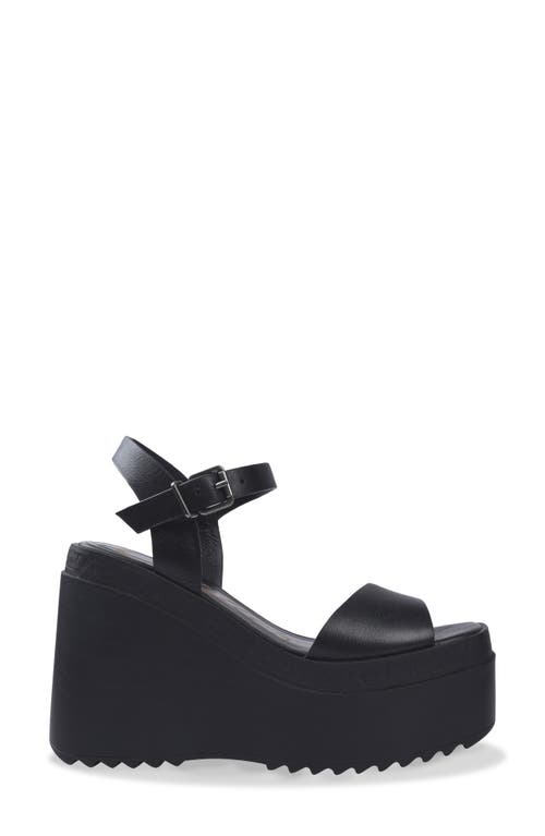 Candies Candie's Daryna Platform Wedge Sandal In Black