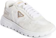 Prada Prax Nylon & Suede Sneaker
