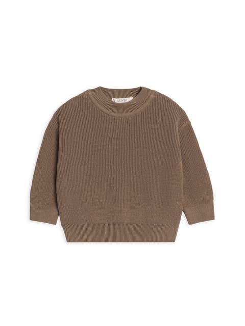 Laurie Organic Sweater Knit Crew Pullover (Toddler & Little Kids)