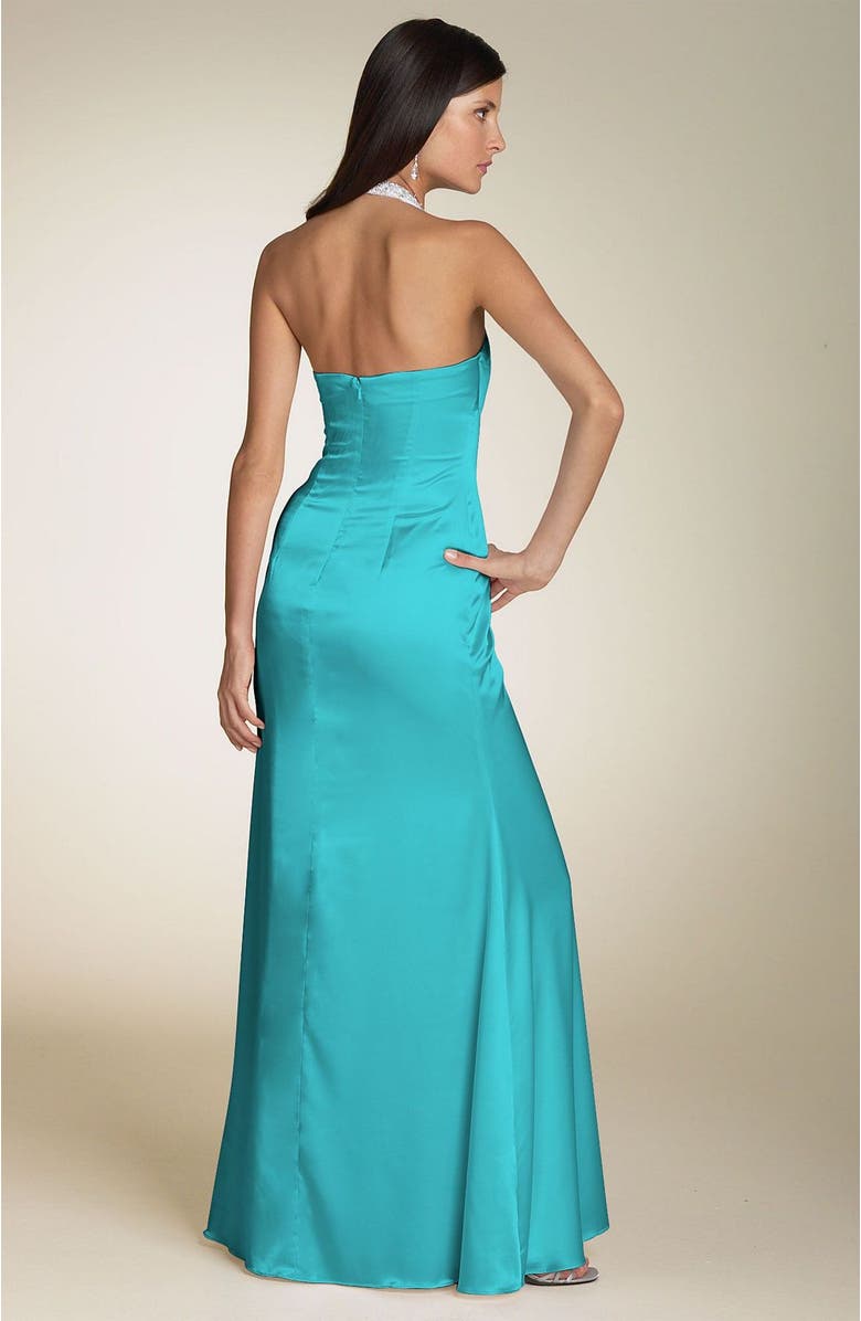 Sean Collection Bead Satin Gown, Alternate, color, 